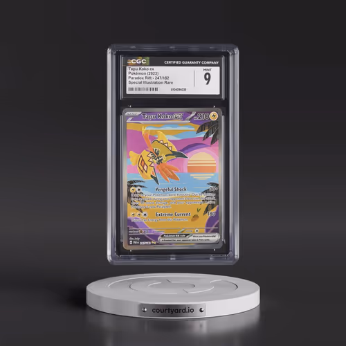 2023 Paradox Rift - PAR EN #247/182 Tapu Koko ex - Special Illustration Rare (CGC 9 MINT)