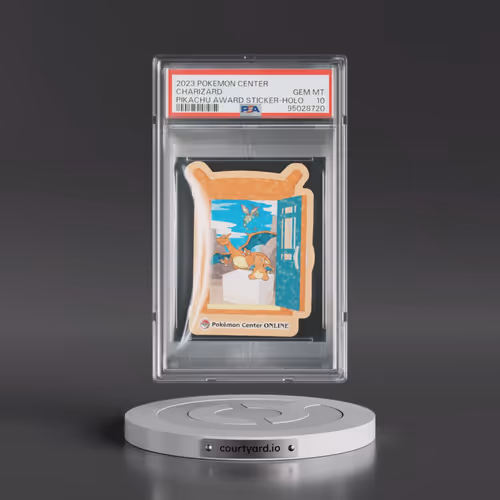 2023 Pokémon Center Pikachu Award Delivery! Sticker Charizard - Holo (PSA 10 GEM MINT)