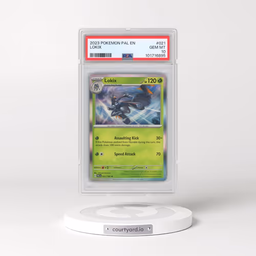 2023 Pokémon Pal EN-Paldea Evolved #021 Lokix (PSA 10 GEM MINT)