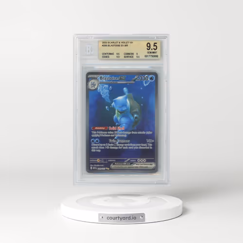 2023 Scarlet & Violet 151 - MEW EN #200 Blastoise ex - Special Illustration Rare (BGS 9.5 GEM MINT)