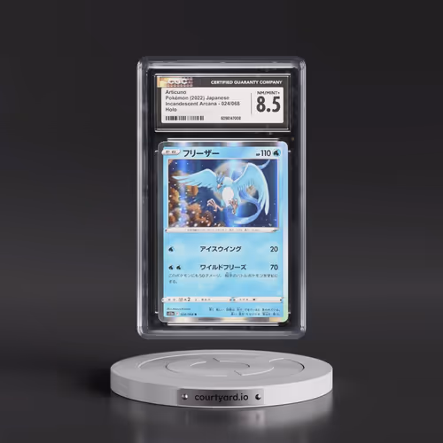2022 Incandescent Arcana #024/068 Articuno - Holo (CGC 8.5 NM-MT+)