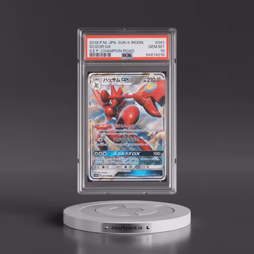 2018 Pokémon Sun & Moon Strength Expansion Pack Champion Road #041 Scizor GX - Holo (PSA 10 GEM MINT