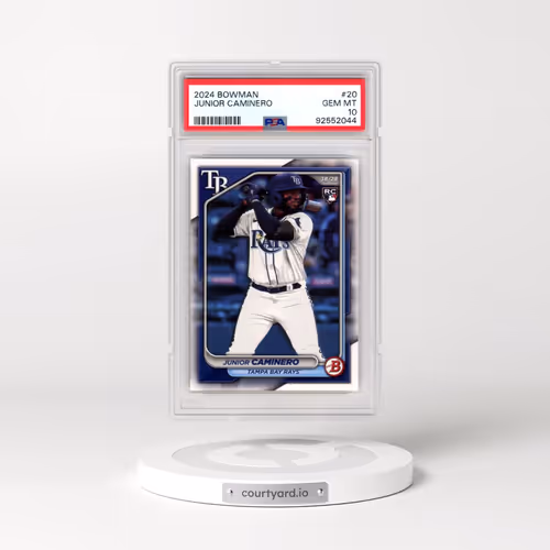 2024 Bowman #20 Junior Caminero (PSA 10 GEM MINT)
