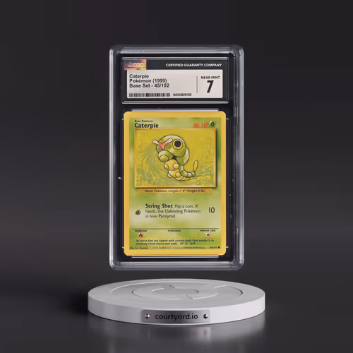 1999 Base Set #45/102 Caterpie (CGC 7 NM)