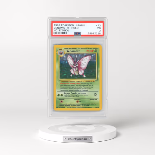 1999 Jungle #13 Venomoth - Holo No Symbol (PSA 3 VG)