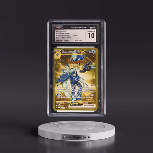 2023 Paldea Evolved - PAL EN #273/193 Quaquaval ex - Hyper Rare Holo (CGC 10 GEM MINT)