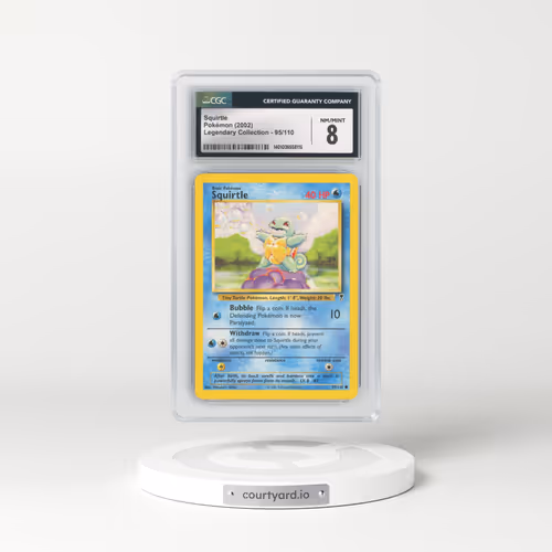 2002 Legendary Collection #95/110 Squirtle (CGC 8 NM-MT)