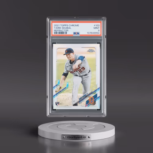 2021 Topps Chrome #103 Tarik Skubal - Refractor (PSA 9 MINT)