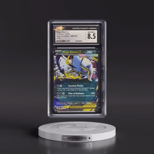 2025 Mega Evolution - MEG EN #086/132 Mega Absol ex - Holo (CGC 8.5 NM-MT+)