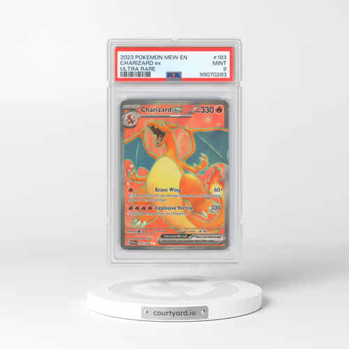 2023 Pokémon Mew EN-151 #183 Charizard EX - Holo Ultra Rare (PSA 9 MINT)