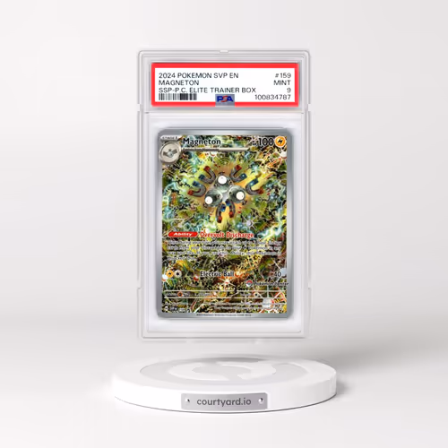 2024 Pokémon Svp EN-SV Black Star Promo #159 Magneton - Surging Sparks Pokemon Center Elite Trainer