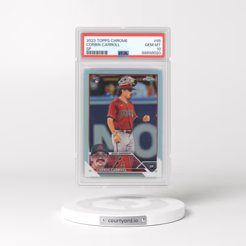 2023 Topps Chrome #95 Corbin Carroll - SP (PSA 10 GEM MINT)