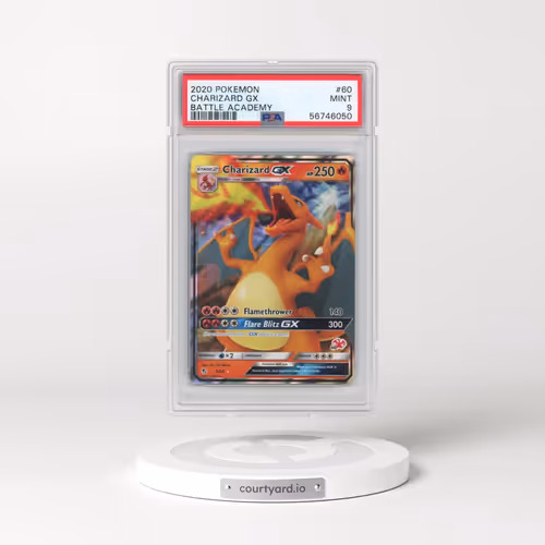 2020 Pokémon Battle Academy #60 Charizard GX - Holo (PSA 9 MINT)