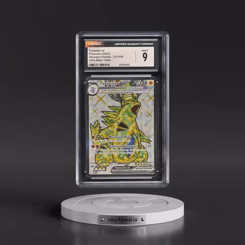 2023 Obsidian Flames - OBF EN #211/197 Tyranitar ex - Ultra Rare Holo (CGC 9 MINT)
