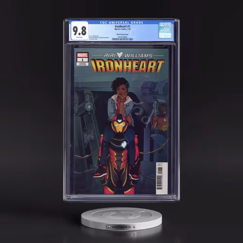 Ironheart #1 CGC 9.8 White Pages (Marvel Comics, 1/19) - Universal Bartel Variant Cover