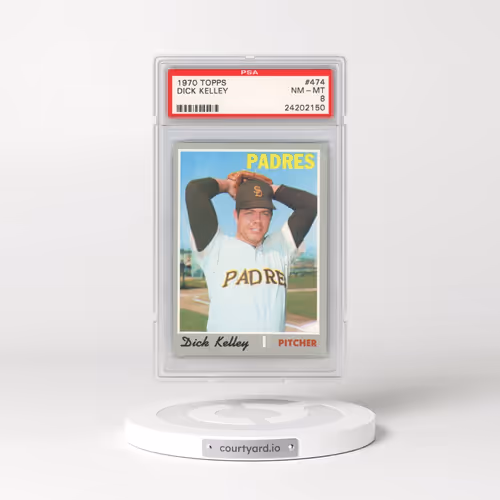 1970 Topps #474 Dick Kelley (PSA 8 NM-MT)