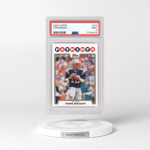 2008 Topps #328 Tom Brady (PSA 9 MINT)