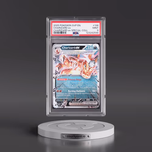 2025 Pokémon Svp EN-SV Black Star Promo #196 Charizard EX - Holo Charizard EX Special Collection (PS