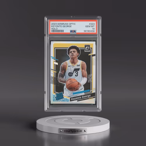 2023 Panini Donruss Optic #223 Keyonte George - Holo (PSA 10 GEM MINT)