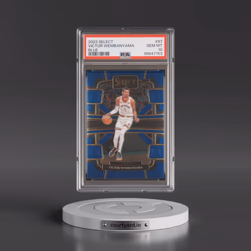2023 Panini Select #87 Victor Wembanyama - Blue (PSA 10 GEM MINT)