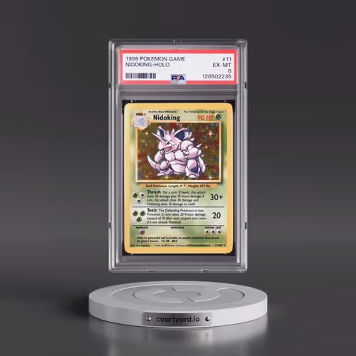1999 Pokémon Game #11 Nidoking - Holo (PSA 6 EX-MT)