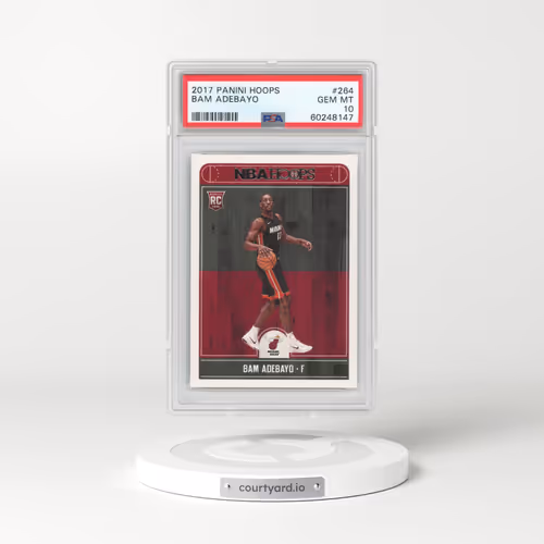 2017 Panini Hoops #264 Bam Adebayo (PSA 10 GEM MINT)