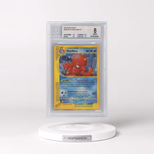 2003 Aquapolis #H20 Octillery - Holo (BGS 8 NM-MT)