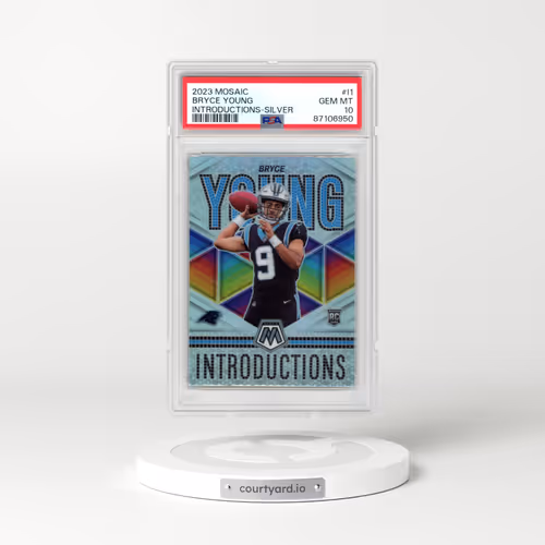 2023 Panini Mosaic Introductions #I1 Bryce Young - Silver (PSA 10 GEM MINT)