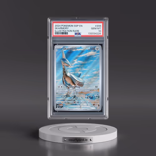 2024 Pokémon Ssp EN-Surging Sparks #209 Skarmory - Illustration Rare (PSA 10 GEM MINT)