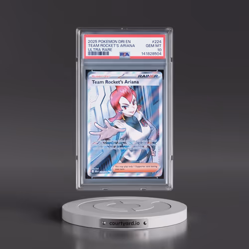 2025 Pokémon Dri EN-Destined Rivals #224 Team Rocket's Ariana - Ultra Rare (PSA 10 GEM MINT)