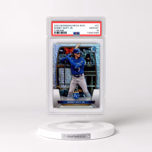 2023 Bowman Mega Box Chrome #57 Bobby Witt Jr. (PSA 10 GEM MINT)