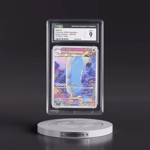 2025 Battle Partners - sv9 #103/100 Wailord - Art Rare Holo (CGC 9 MINT)