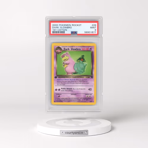 2000 Pokémon Rocket #29 Dark Slowbro - 1st Edition (PSA 9 MINT)