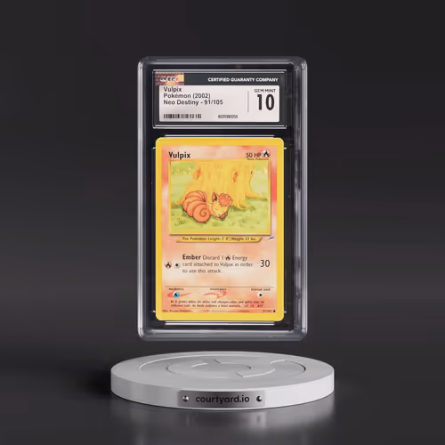 2002 Neo Destiny #91/105 Vulpix (CGC 10 GEM MINT)