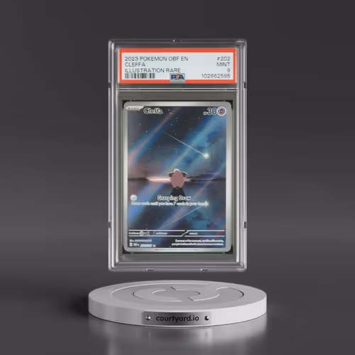 2023 Pokémon Obf EN-Obsidian Flames #202 Cleffa - Illustration Rare (PSA 9 MINT)