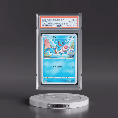 2022 Pokémon S Promo #290 Squirtle - Pokemon Go Promo Card Gift Campaign (PSA 10 GEM MINT)