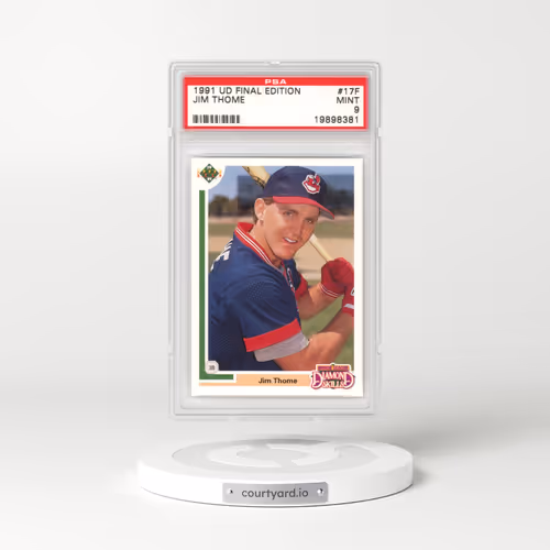 1991 Upper Deck Final Edition #17F Jim Thome (PSA 9 MINT)