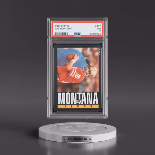 1985 Topps #157 Joe Montana (PSA 7 NM)