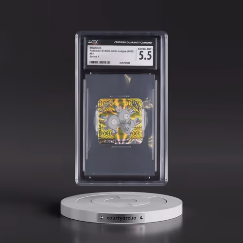 2002 Pokémon STAKS Johto League (Panini 2002) - English #82 Magneton - Series 1 (CGC 5.5 EX+)