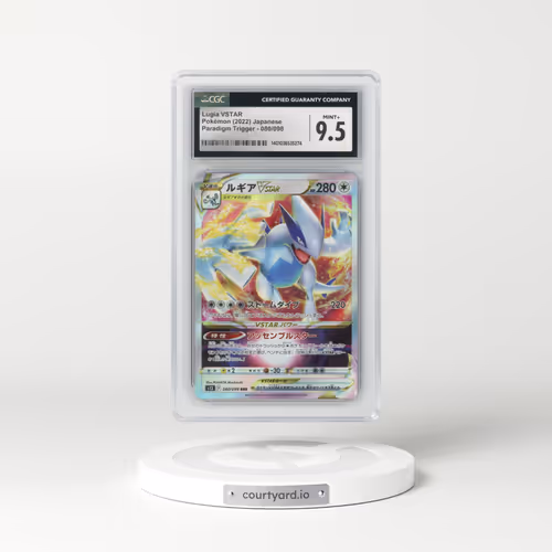 2022 Paradigm Trigger #080/098 Lugia VSTAR - Holo (CGC 9.5 MINT+)