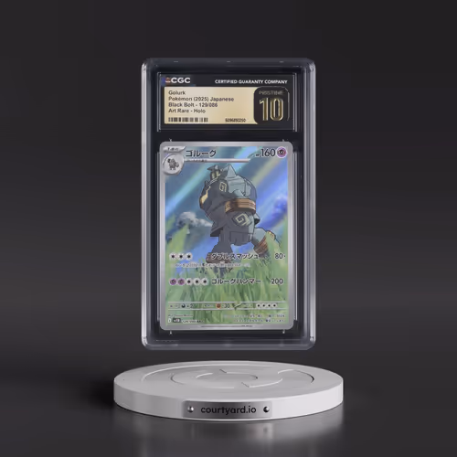 2025 Black Bolt - sv11B #129/086 Golurk - Art Rare Holo (CGC 10 PRISTINE)