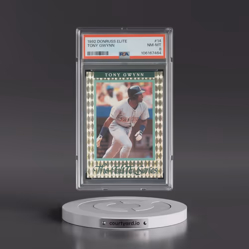 1992 Donruss Elite #14 Tony Gwynn (PSA 8 NM-MT)