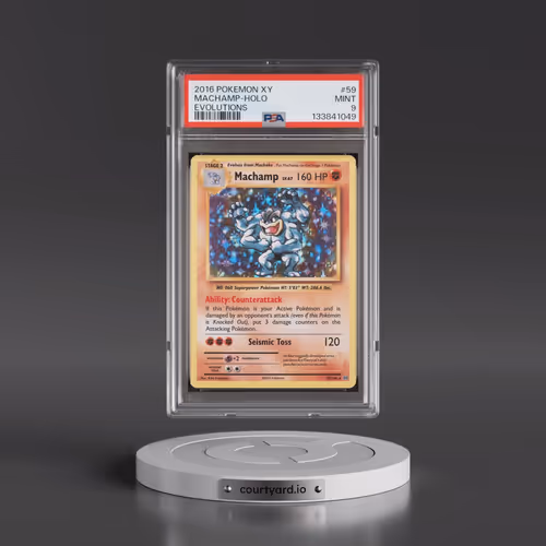 2016 Pokémon XY Evolutions #59 Machamp - Holo (PSA 9 MINT)