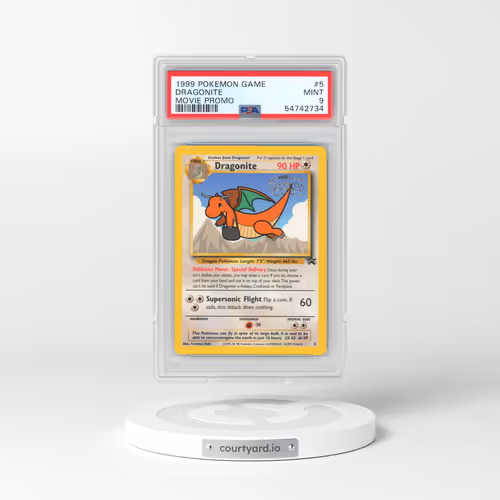 1999 Pokémon Game Movie #5 Dragonite - Movie Promo (PSA 9 MINT)