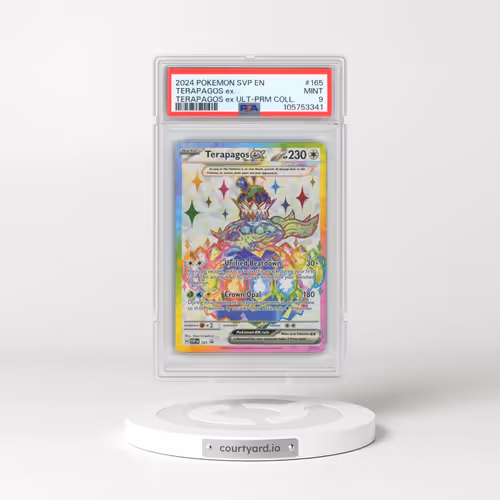 2024 Pokémon Svp EN-SV Black Star Promo #165 Terapagos EX - Holo Terapagos EX Ultra-Premium Collection (PSA 9 MINT)