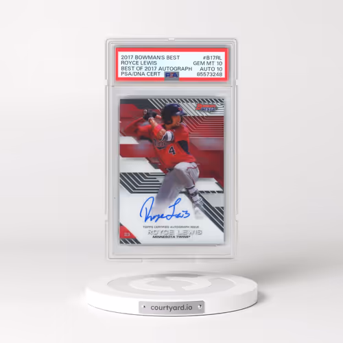 2017 Bowman's Best Best of 2017 Autograph #B17RL Royce Lewis (PSA 10 GEM MINT)