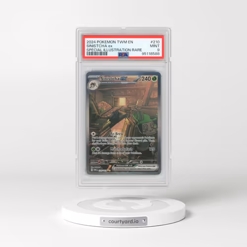 2024 Pokémon Twm EN-Twilight Masquerade #210 Sinistcha EX - Holo Special Illustration Rare (PSA 9 MINT)
