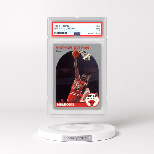 1990 Hoops #65 Michael Jordan (PSA 7 NM)