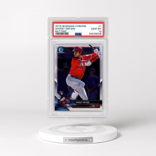 2018 Bowman Chrome #1 Shohei Ohtani (PSA 10 GEM MINT)