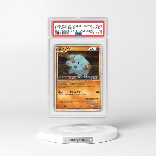2009 Pokémon Promo #009 Phanpy - Holo HG & SS Release Campaign (PSA 10 GEM MINT)